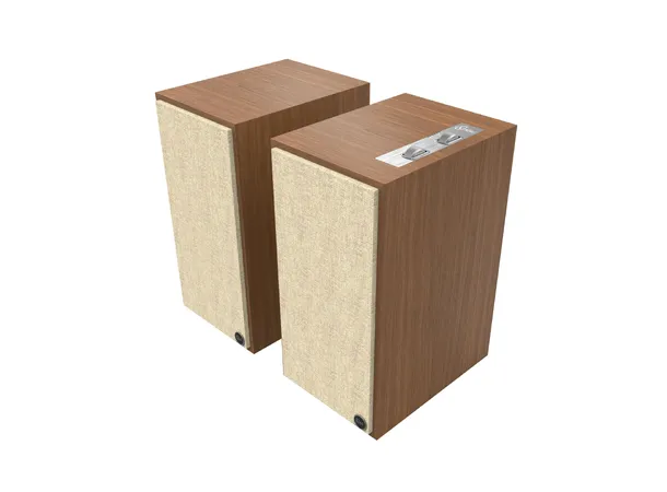 Klipsch The Sevens, Walnut Aktive høyttalere, Bluetooth, HDMI, par 