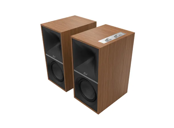 Klipsch The Sevens, Walnut Aktive høyttalere, Bluetooth, HDMI, par 