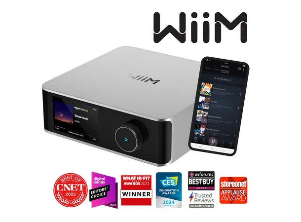 Wiim Ultra - Grå Streamer, forforsterker, HDMI, RIAA 