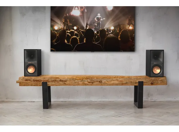 Klipsch R-50PM aktiv høyttaler - Sort Bluetooth, USB, optisk, RIAA, par 