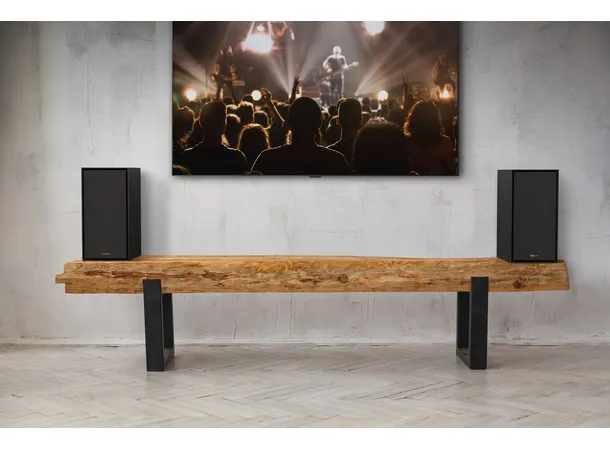 Klipsch R-50PM aktiv høyttaler - Sort Bluetooth, USB, optisk, RIAA, par 
