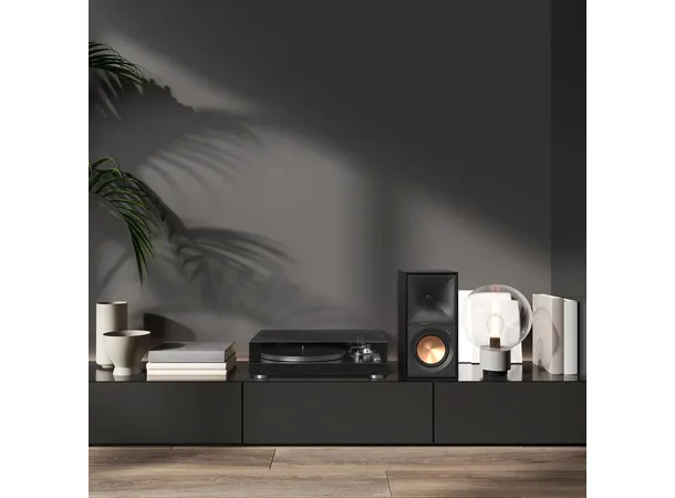 Klipsch R-50PM aktiv høyttaler - Sort Bluetooth, USB, optisk, RIAA, par 