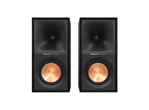 Klipsch R-50PM aktiv høyttaler - Sort Bluetooth, USB, optisk, RIAA, par 