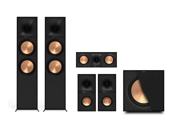 Klipsch R-800F Reference 5.1 pakke R-800F, R-50C, R-50M, R-121SW 