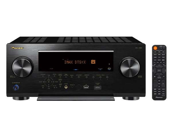 Pioneer VSX-LX505 Hjemmekinoreceiver 9.2 kanaler. WiFi, 8K, ATMOS - Sort 