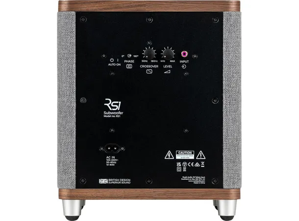Ruark RS1 Subwoofer, Walnut 100watt 6,5" aktiv sub. 