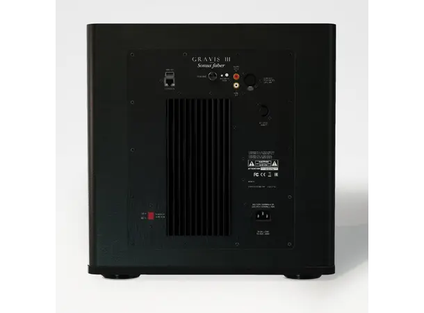 Sonus Faber Gravis III, Wenge aktiv subwoofer, 10" bass, 600 watt 