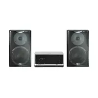 Cabasse Stream Amp og Surf (HG Black) Komplett HiFi system inkl. høyttalere