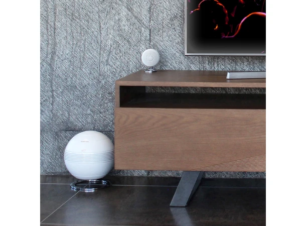 Cabasse The Pearl Keshi, hvit Streaming stereoanlegg, inkl. subwoofer 