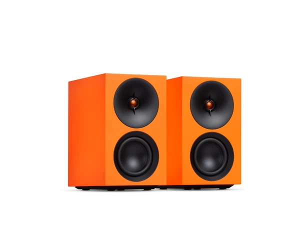 Cambridge L/R S, aktiv høyttaler, Orange Bluetooth, RCA/optisk inngang 