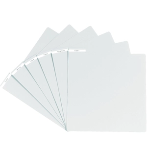 Glorious Vinyl Divider White Vinyl skilleark  			