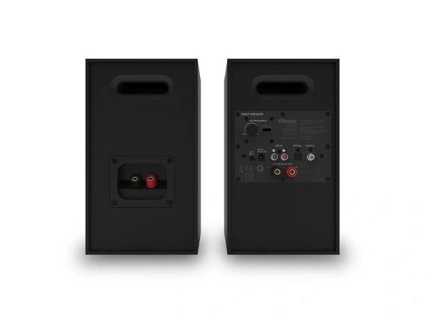 Klipsch KD-400 aktiv høyttaler - Sort Bluetooth, optisk, AUX, par 