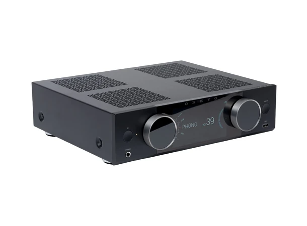 Onkyo Muse Y-40, forsterker, Black 2x75 watt. streaming, MM-RIAA, HDMI 
