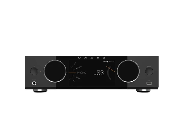 Onkyo Muse Y-40, forsterker, Black 2x75 watt. streaming, MM-RIAA, HDMI 