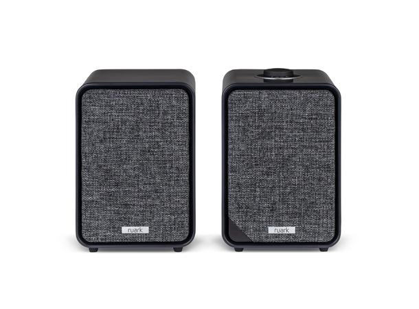 Ruark MR1 Mk3 aktiv høyttaler, Charcoal Bluetooth, APTX, linje inn, subwoofer ut 