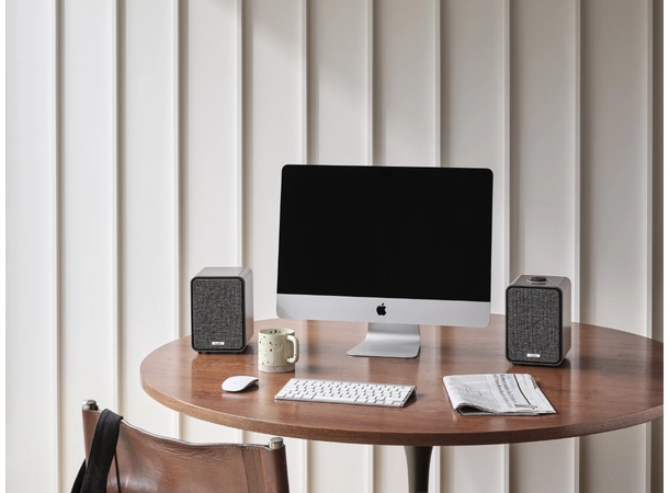 Ruark MR1 Mk3 trådløs høyttaler Charcoal Bluetooth, APTX, linje inn, subwoofer ut 