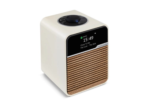 Ruark R1S DAB, Light Cream DAB+, Bluetooth, klokke, WiFi, APP 