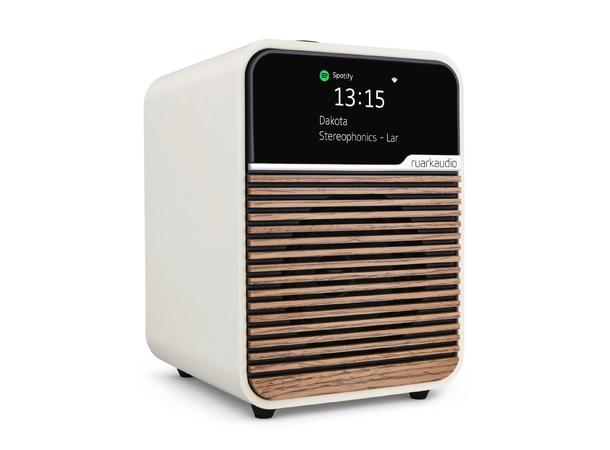 Ruark R1S DAB, Light Cream DAB+, Bluetooth, klokke, WiFi, APP 