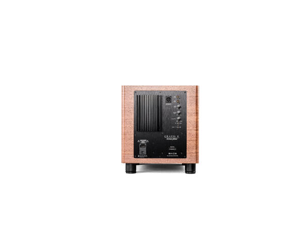 Sonus Faber Gravis II, valnøtt aktiv subwoofer, 2 x10" bass, 350 watt 