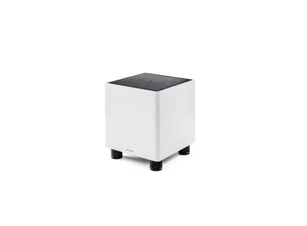 Sonus Faber Gravis I, hvit matt aktiv subwoofer, 8" bass, 150 watt 