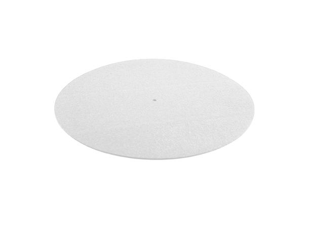 Rega Turntable Mat White Tynn hvit - standard på Planar10/RP10/P9