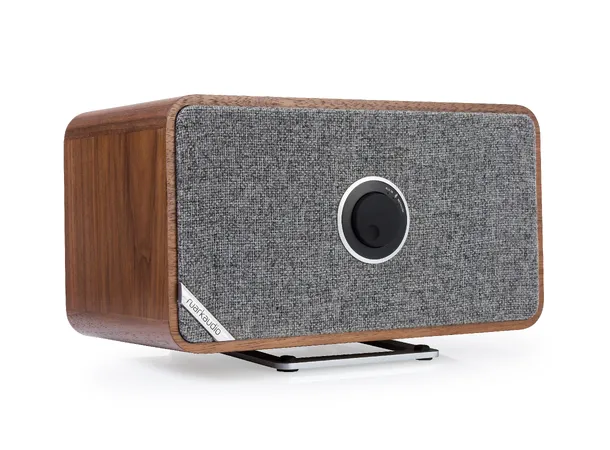 Ruark MRx, trådløs høyttaler, valnøtt Wi-Fi, multirom, Bluetooth, Spotify 