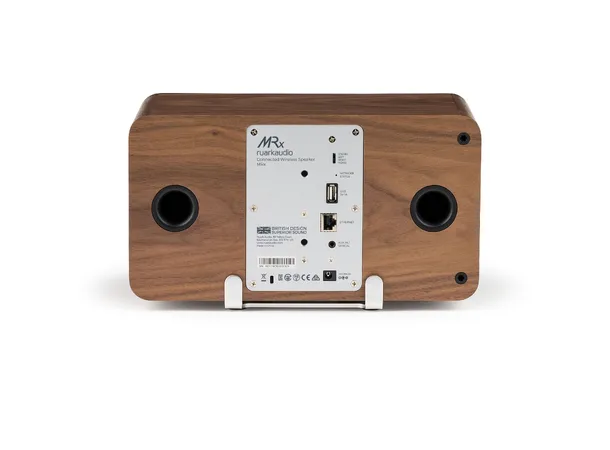 Ruark MRx, trådløs høyttaler, valnøtt Wi-Fi, multirom, Bluetooth, Spotify 