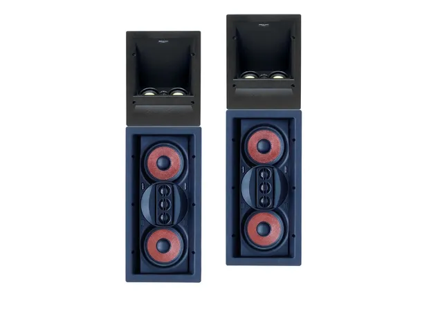 Speakercraft ATS200 Series 2 DolbyAtmos LCR5 Two med ATX100 og heldekkende grill 