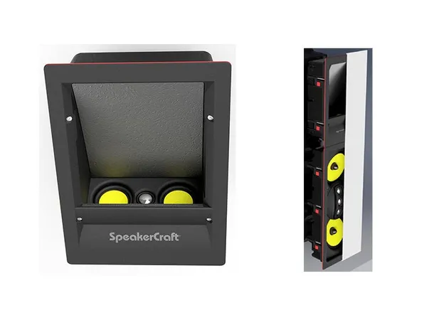 Speakercraft ATS200 Series 2 DolbyAtmos LCR5 Two med ATX100 og heldekkende grill 