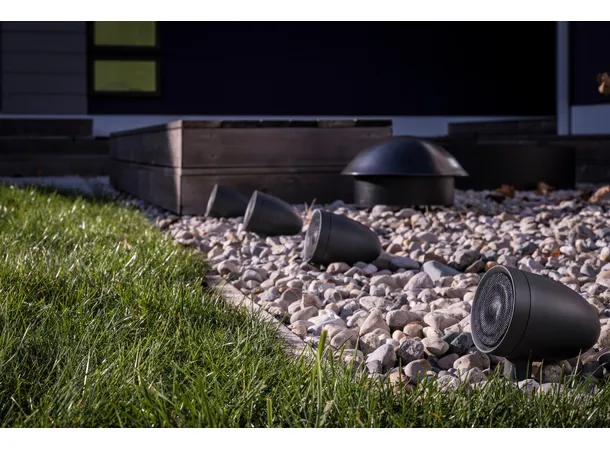 Jamo JL-4810 landskapshøyttalere, pakke Hagehøyttalere, pakkepris 8 stk. + sub 