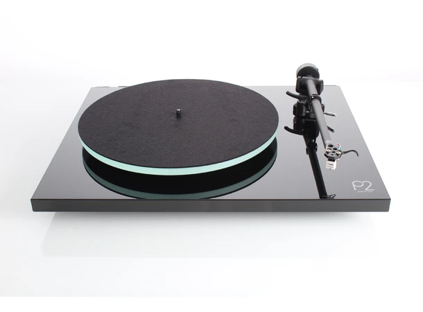 Rega Planar 2, Carbon pickup, sort Glasstallerken, RB220 arm, EBLT drivrem 