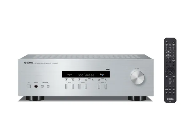 Yamaha R-S202D DAB stereoforsterker sølv DAB+, Blåtann 