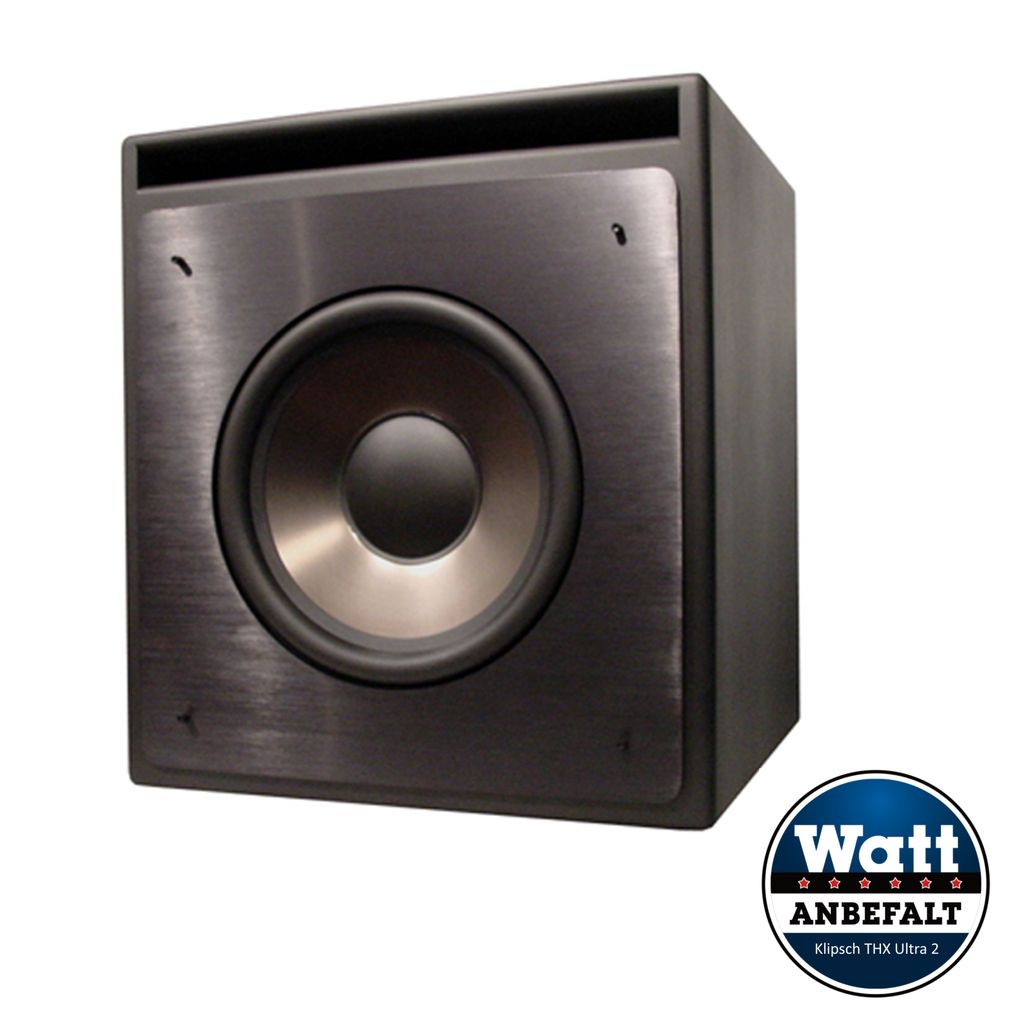 Klipsch KW120 THX subwoofer, sort THX Ultra 2 subwoofer, stk Audio Import AS