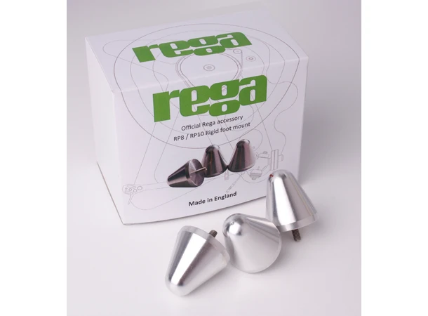 Rega Rigid foot mount RP8/RP10 aluminiumsføtter til RP8/RP10 