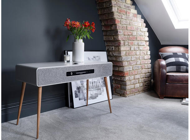 Ruark R7 Mk3, DAB+ anlegg, lys grå DAB+, Bluetooth, Spotify Connect, CD 