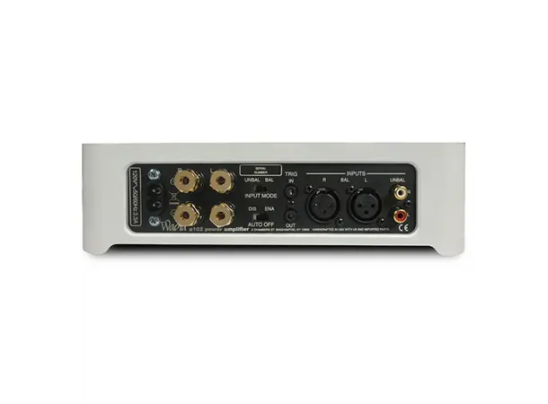 Wadia a102, Power Amplifier 2x50 Watt, XLR og RCA innganger 