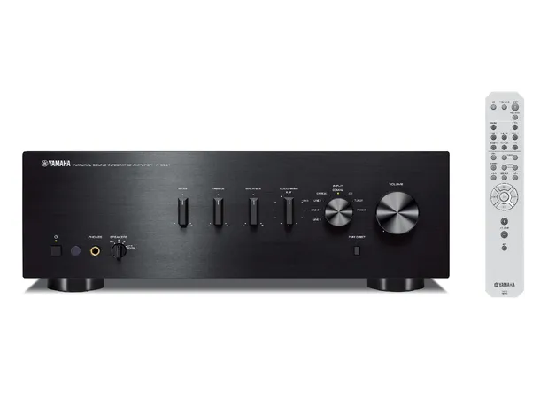 Yamaha A-S501 MK II stereoforsterker Sort - Subwoofer tilkobling, digital inn 