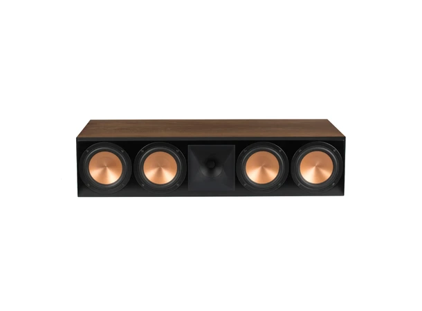 Klipsch RC-64 III, Senter, Walnut senter, 4 x 6,5" bass, 99dB/1watt, stk 