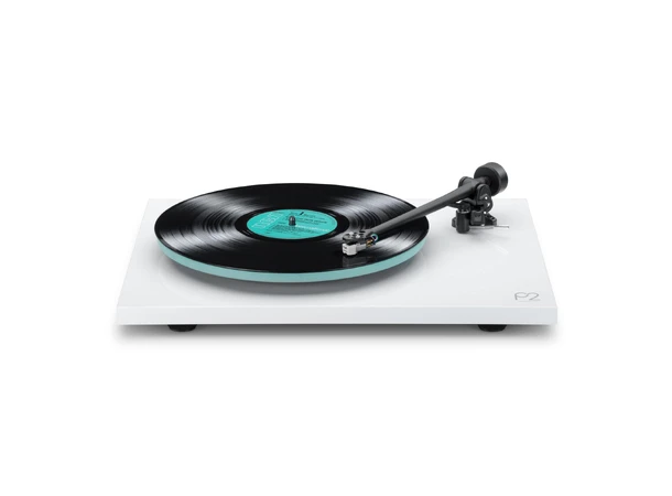 Rega Planar 2, Carbon pickup, White Glasstallerken, RB220 arm, EBLT drivrem 