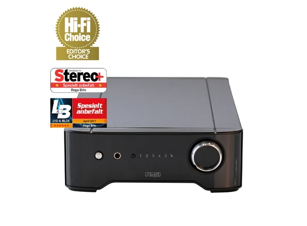 Rega Brio Amp, forsterker, MM-Riaa 2x50 watt, hodetelefon, fjernkontroll 