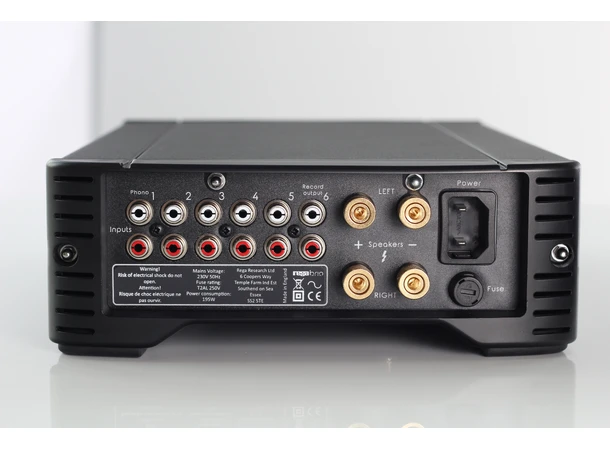 Rega Brio Amp, forsterker, MM-Riaa 2x50 watt, hodetelefon, fjernkontroll 