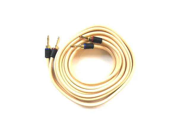 VdH CS-122H, 2x3 m, terminert kabel Stereosett høyttalerkabel, bananplugger 