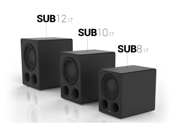 XTZ Sub 8.17 subwoofer - Sort matt 8" basselement, 350 watt 